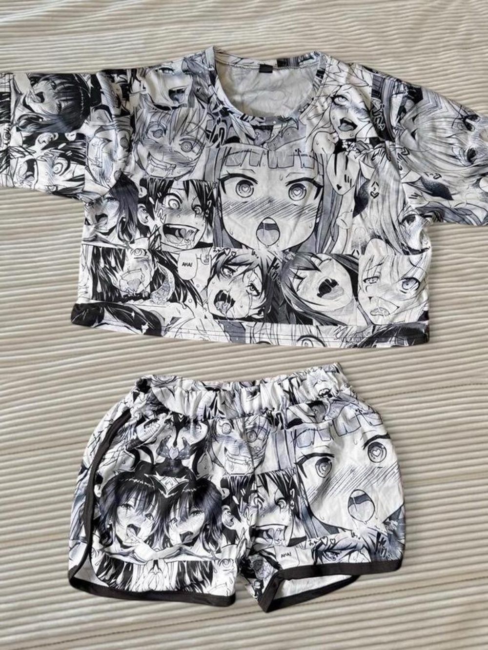 New anime ahegao loungewear set